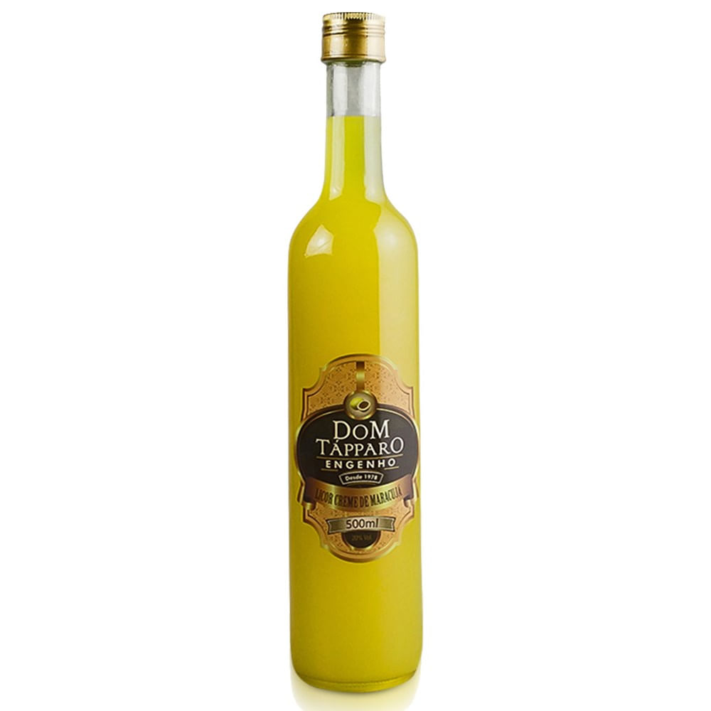 Como Fazer Licor Cremoso De Maracujá Licor de Cachaça Dom Tápparo Maracujá Creme 500ml - Cachaçaria Nacional