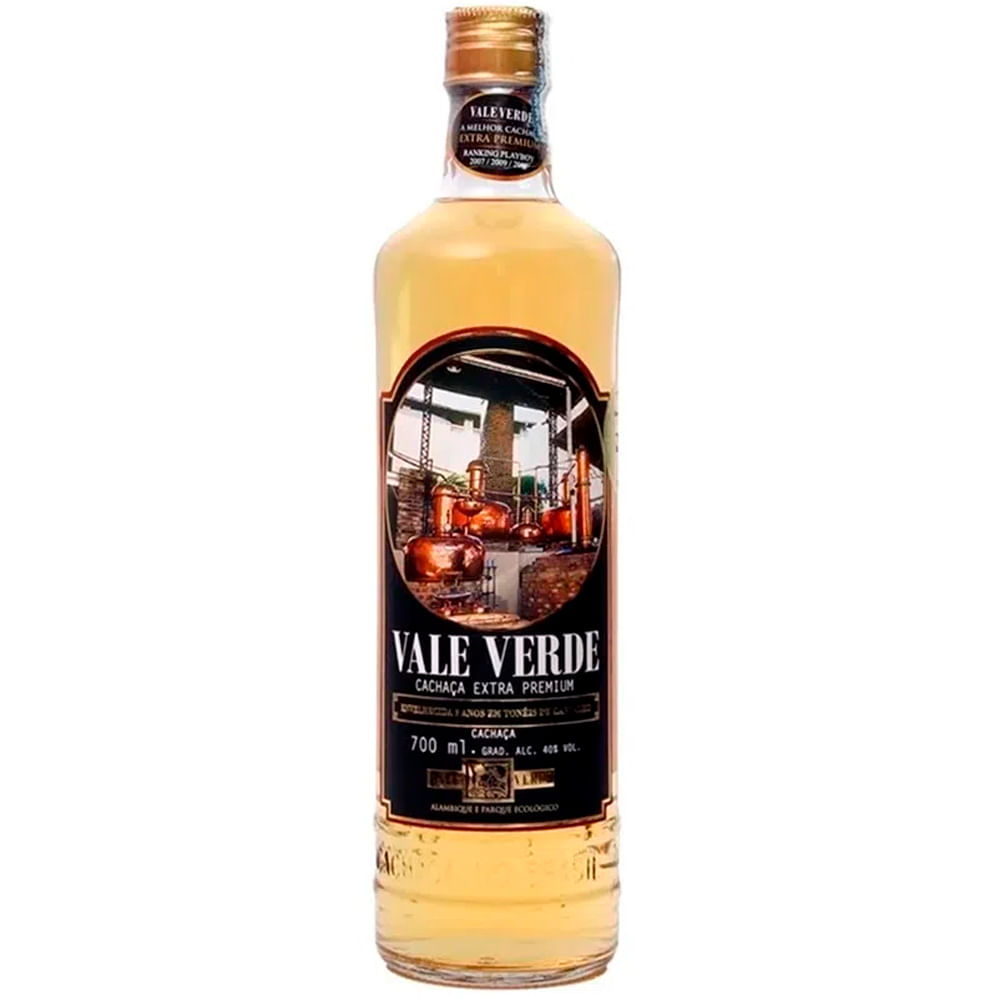 Cachaça Vale Verde Extra Premium 700ml - Cachaçaria Nacional