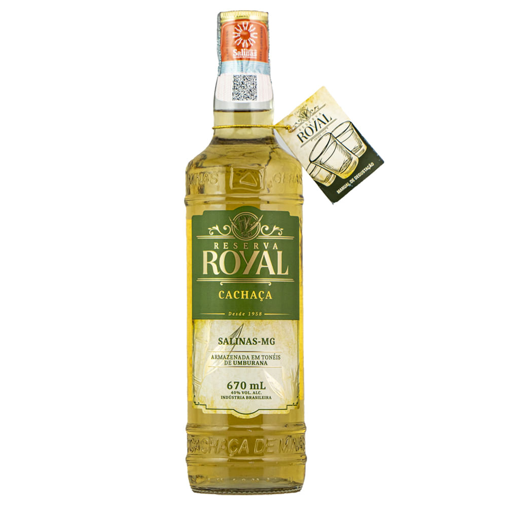 Cachaça Royal Amburana 670ml - Cachaçaria Nacional